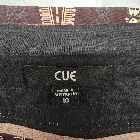 Cue Skirt Boho Twee Fairy Hippie Peasant Festival Brown Pink Retro 10 - Picture 8 of 11